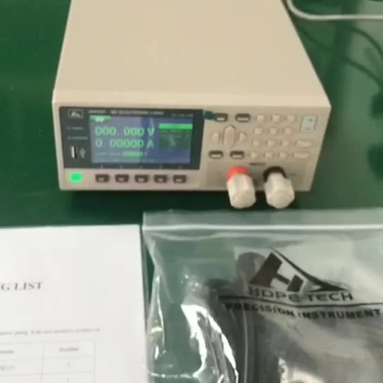 Medição eletrônica de carga CC Heputech HP8201 da fonte de alimentação